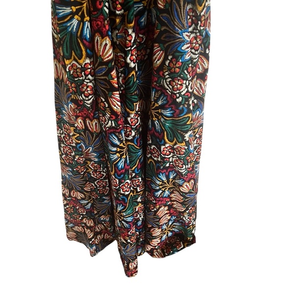 Olivaceous Multicolor Jaden Sleeveless Spaghetti Floral Print Maxi Dress Large - Picture 6 of 11